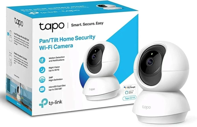 Caméra Surveillance WiFi - TP-Link Tapo C210 - intérieure 2K(3MP) UHD