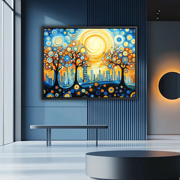 Tableau Reproduction Klimt Central Park 