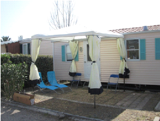 Location mobil home dans camping sécurisé