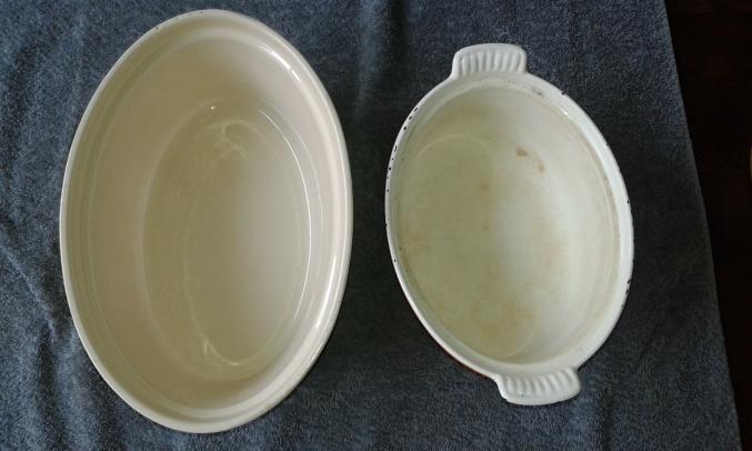 2 MOULES A TERRINE FORME OVALE – DREUX – 5 EUROS 