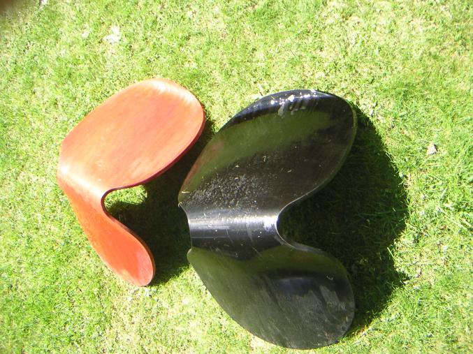 750 assises de fauteuil en bois galbé