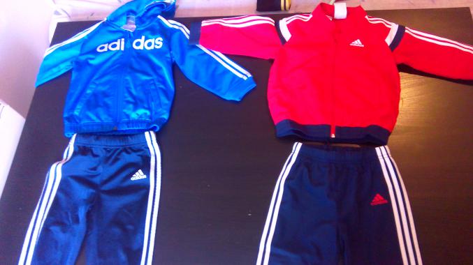 Lot de survetements et basket adidas