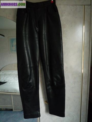 Pantalon cuir