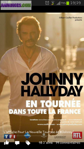 Johnny Hallyday Bercy 15.06.2013