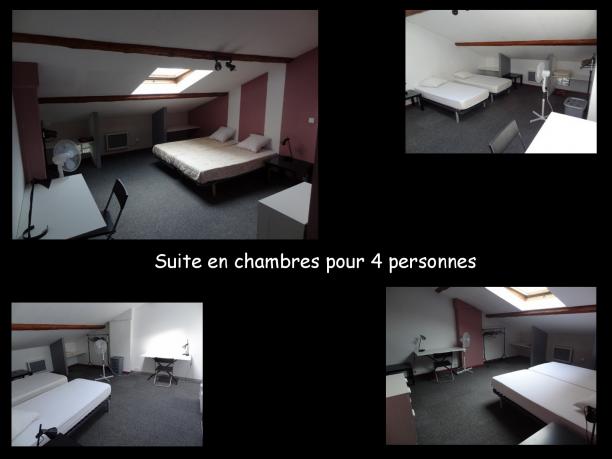 Albi - Chambre 4 personnes