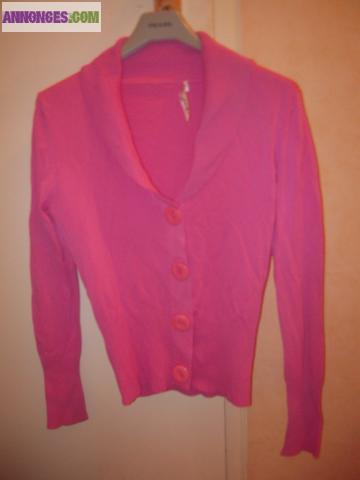 Gilet rose de la marque Yes Bon