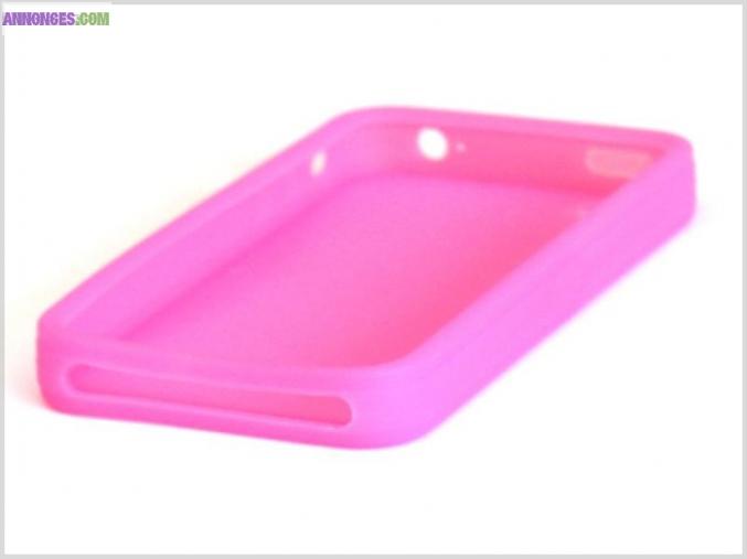 Coque de protection silicone pour iphone 4 et 4S