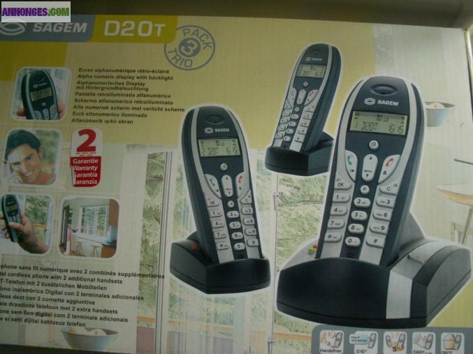 Téléphones sans fil SAGEM