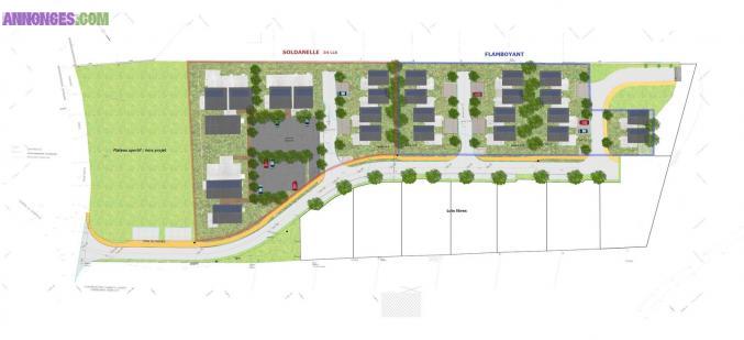 7 PARCELLES DE TERRAIN A BATIR A BRAS CANOT