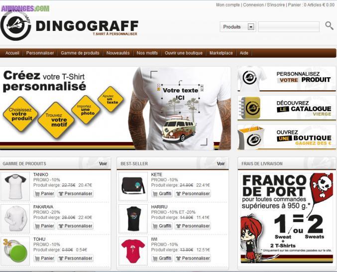 DINGOGRAFF - Site e-commerce