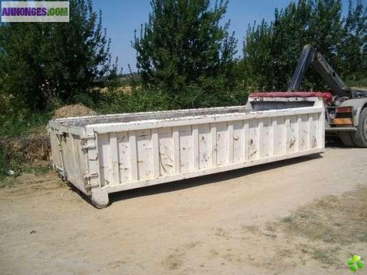 Terre végétale, sable, gravat, gravier, benne