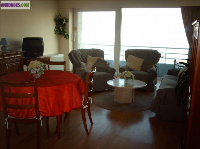 Blankenberge digue appartement 2 chambres à louer