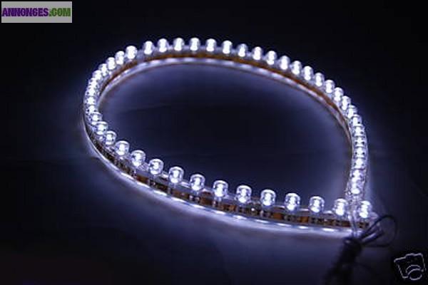 Bande Flexible Lumineuse Blanche 48 LED /48cm/ 12V