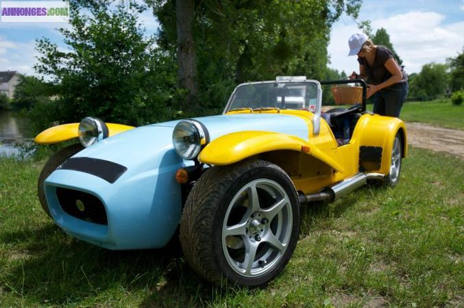 Location véhicule cabriolet en Touraine Lotus Seven Caterham....