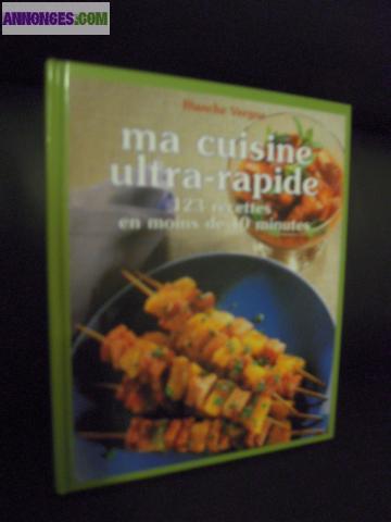 Livre "Ma cuisine ultra-rapide" de Blanche Vergne