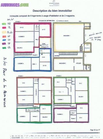 6 APPARTEMENTS & 1 COMMERCE