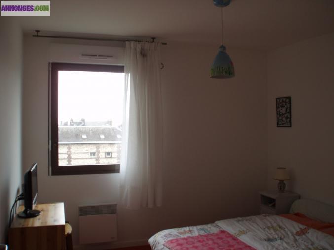 Vends appartement F3 66,80m² quartier gare de Rouen