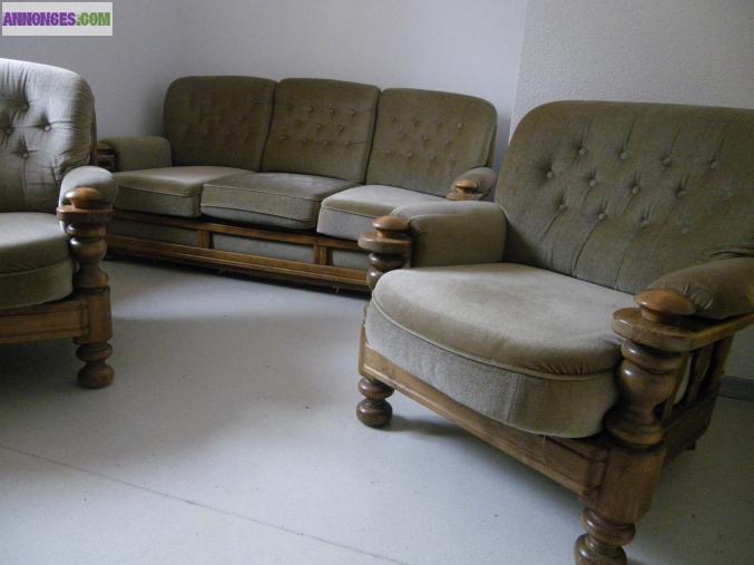 CCANAPE & 2 FAUTEUILS.