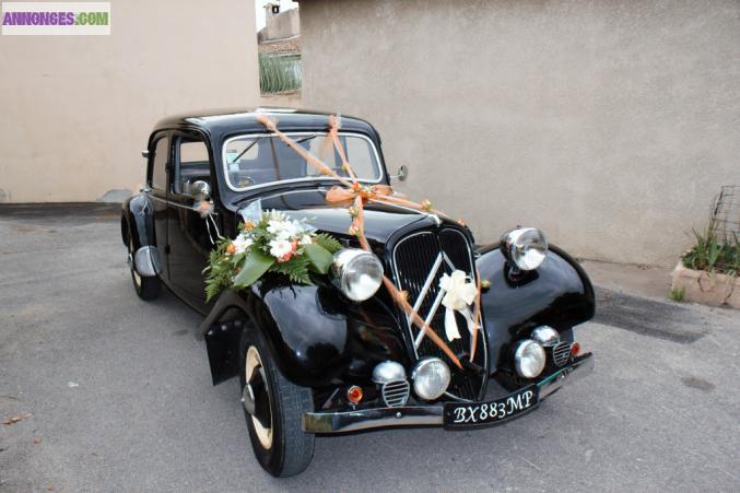 Voiture ancienne pour mariage