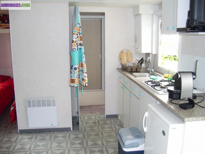 Superbe mobile home dans camping au bord du lac Léman