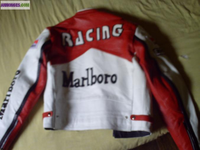 Blouson cuir moto