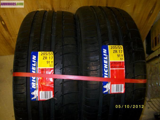 Pneus Michelin neufs