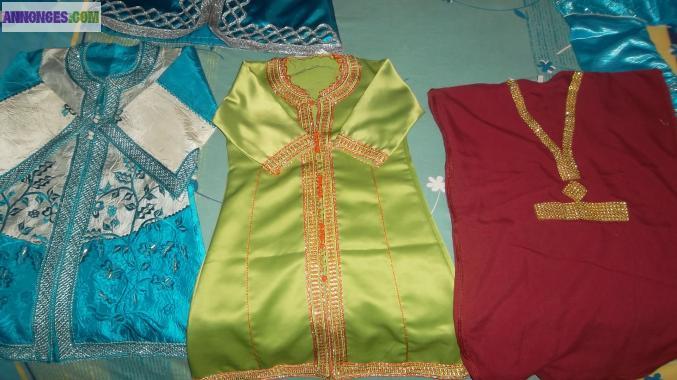 6 Robes orientales fille