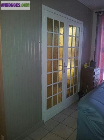 Porte double battant