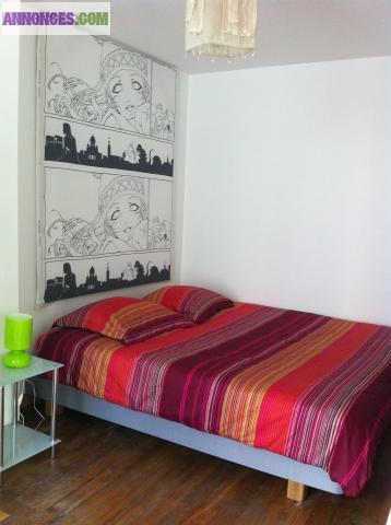 Appartement F2/F3 spacieux & lumineux rue pietonne