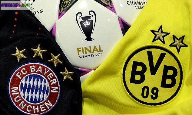 Borussia Dortmund vs Bayern Munich - Champions League Final 2013 Tickets