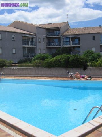 T3 au centre ville avec piscine