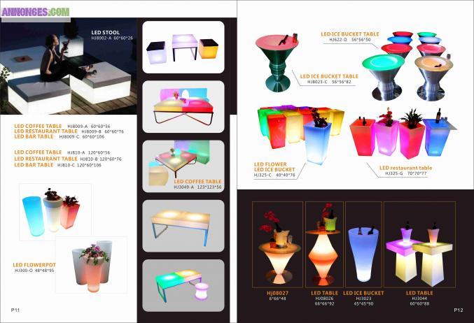 Mobilier led