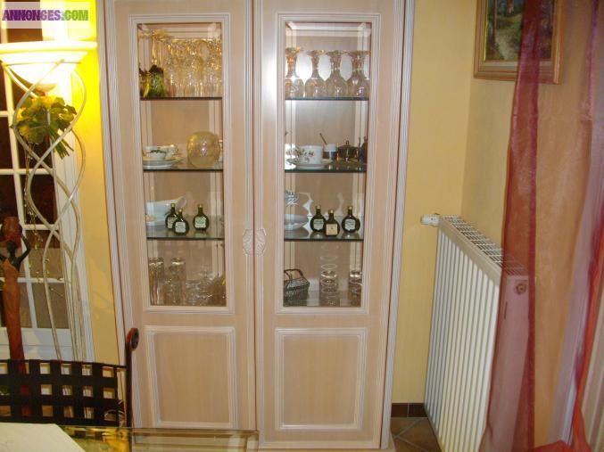 Salle à manger massif ceruse