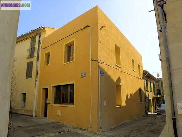 Vente maison de village avec grande terrasse Luberon