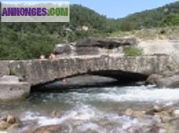 Chalet piscine rivière à 500 m!