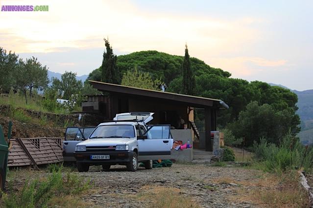 Beau terrain et cabanon proche mer et Banyuls (66)