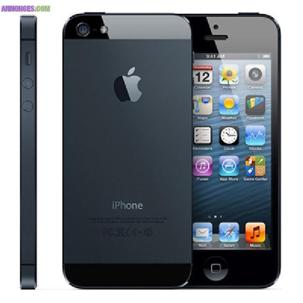 IPHONE 5 NEUF 64 GO GARANTIE APPLE PLUS JUSQU'AU 27/09/14