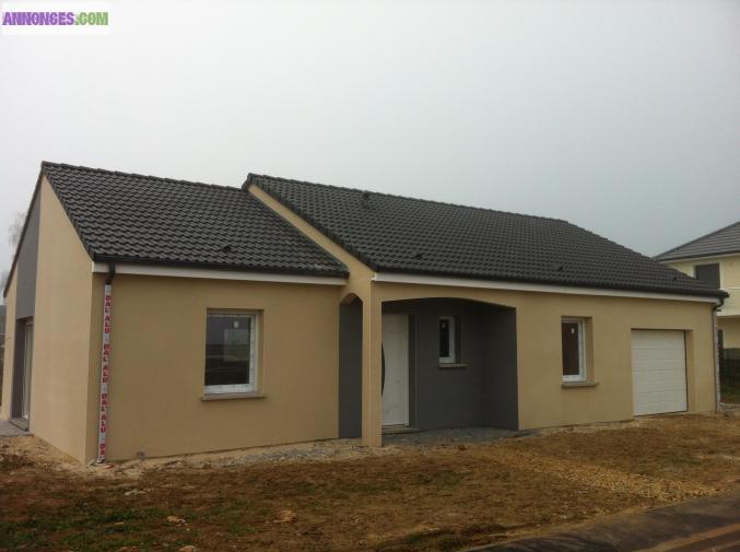 Jolie maison plain pied de 95 m2 BBC