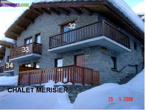 Sport d’hiver station appt 7 et 5 pers en chalet