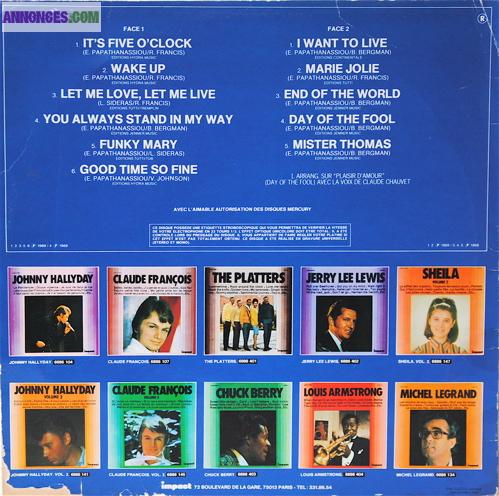 DISQUE VINYLE 33T APHRODITE'S CHILD