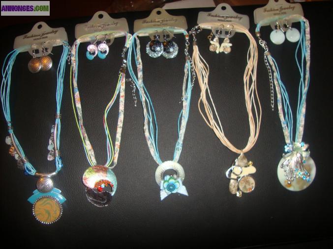 Vend lot de bijoux fantaisie