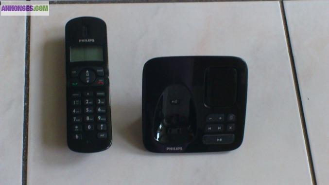 TELEPHONE FIXE PHILIPS AVEC REPONDEUR