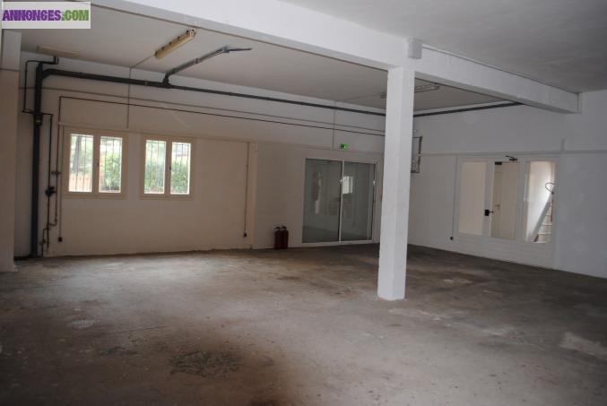 LOCATION D'UN LOCAL COMMERCIAL OU INDUSTRIEL AVEC BUREAUX DE 154 m2