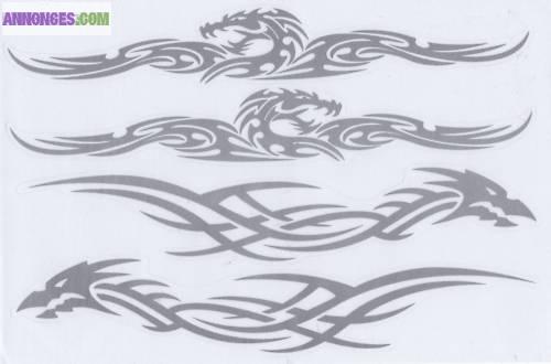 " TRIBAL " GRIS METALISE".