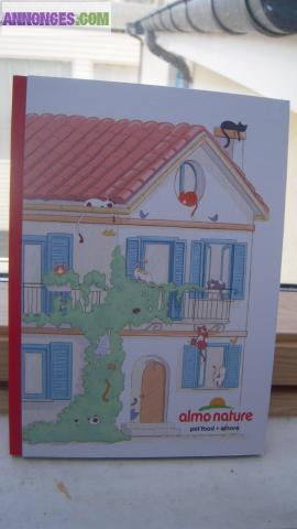 Livre de notes de la marque "Almo Nature"