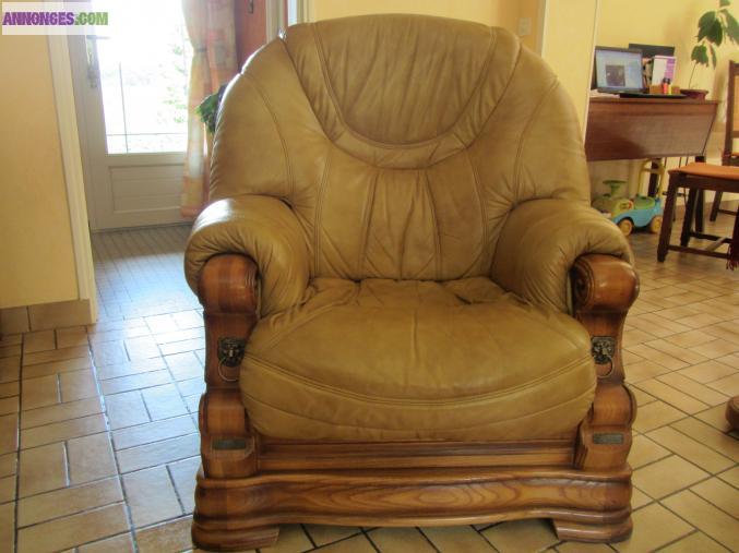 Canapé 2 places et 2 fauteuils