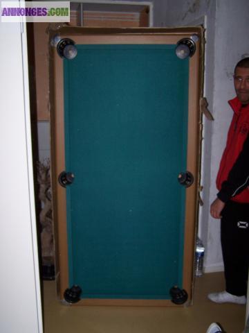 Vends banc musculation et billard