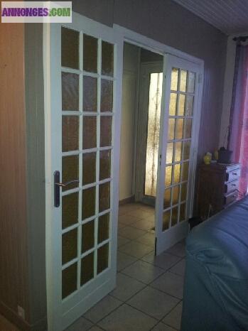 Porte double battant