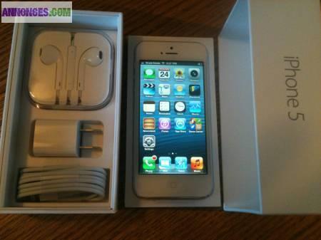 Apple Phone 5 64Go Ecouteur et Chargeur