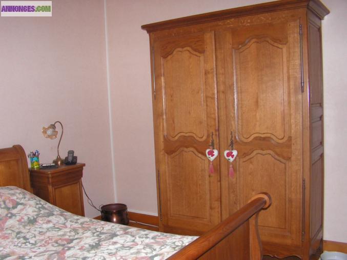 Chambre en chêne